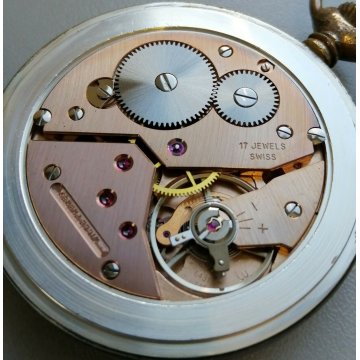 OROLOGIO TASCA ANCRE Wille Freres MONTRE CHEMIN DE FER Ferrovie OLD POCKET WATCH
