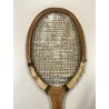 antica rara BRIGATTI RACCHETTA da TENNIS LEGNO primi '900 MILANO collezionismo