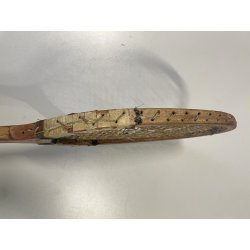 antica rara BRIGATTI RACCHETTA da TENNIS LEGNO primi '900 MILANO collezionismo