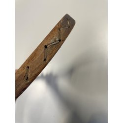 antica rara BRIGATTI RACCHETTA da TENNIS LEGNO primi '900 MILANO collezionismo