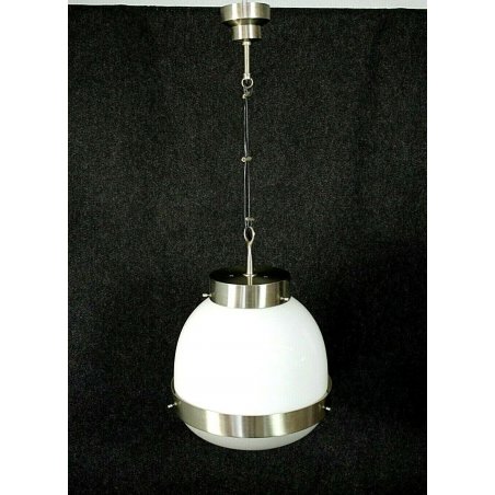 ARTEMIDE SERGIO MAZZA Delta Grande BIG LAMPADARIO VETRO GLASS VINTAGE LAMP 1960
