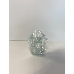 POSACENERE SVUOTA TASCHE VETRO DESIGN GEOMETRICO SFACCETTATO VINTAGE VIDE POCHE