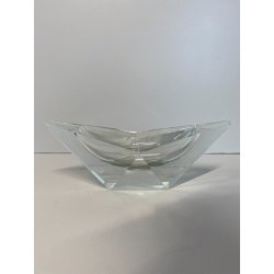 POSACENERE SVUOTA TASCHE VETRO DESIGN GEOMETRICO SFACCETTATO VINTAGE VIDE POCHE