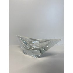 POSACENERE SVUOTA TASCHE VETRO DESIGN GEOMETRICO SFACCETTATO VINTAGE VIDE POCHE