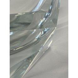 POSACENERE SVUOTA TASCHE VETRO DESIGN GEOMETRICO SFACCETTATO VINTAGE VIDE POCHE