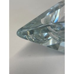 POSACENERE SVUOTA TASCHE VETRO DESIGN GEOMETRICO SFACCETTATO VINTAGE VIDE POCHE