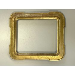 antica CORNICE VASSOIO DORATA legno FOGLIA ORO EPOCA '800 per specchio o dipinti