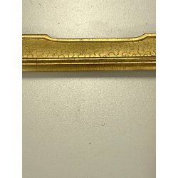 antica CORNICE VASSOIO DORATA legno FOGLIA ORO EPOCA '800 per specchio o dipinti