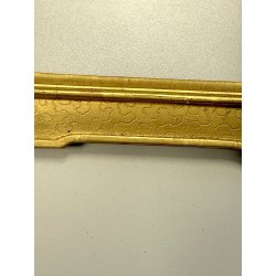 antica CORNICE VASSOIO DORATA legno FOGLIA ORO EPOCA '800 per specchio o dipinti