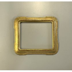 antica CORNICE VASSOIO legno dorato FOGLIA ORO EPOCA '800 per specchio o dipinti