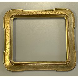 antica CORNICE VASSOIO legno dorato FOGLIA ORO EPOCA '800 per specchio o dipinti