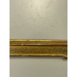 antica CORNICE VASSOIO legno dorato FOGLIA ORO EPOCA '800 per specchio o dipinti