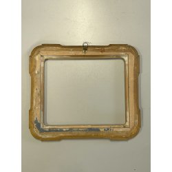 antica CORNICE VASSOIO legno dorato FOGLIA ORO EPOCA '800 per specchio o dipinti