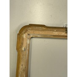 antica CORNICE VASSOIO legno dorato FOGLIA ORO EPOCA '800 per specchio o dipinti