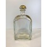 BOTTIGLIA LIQUORE VETRO LIQUOR BOTTLE JEREZ SPAIN DECANTER DECORO DORATO '900