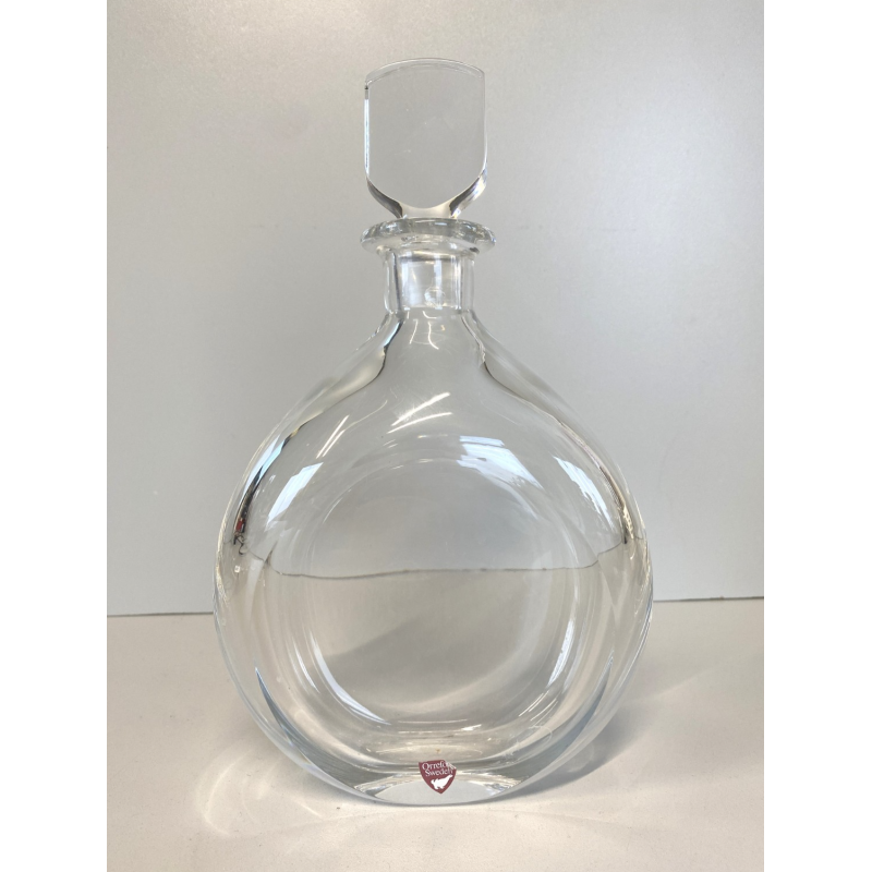 VINTAGE DESCANTER CRISTALLO ORREFORS DESIGN Nils Landberg MIDCENTURY Sweden