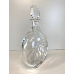 VINTAGE DESCANTER CRISTALLO ORREFORS DESIGN Nils Landberg MIDCENTURY Sweden