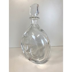 VINTAGE DESCANTER CRISTALLO ORREFORS DESIGN Nils Landberg MIDCENTURY Sweden