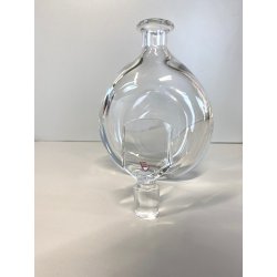 VINTAGE DESCANTER CRISTALLO ORREFORS DESIGN Nils Landberg MIDCENTURY Sweden