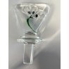BOTTIGLIA LIQUORE VETRO SOFFIATO MURANO BOTTLE  DECANTER DECORO FIORI