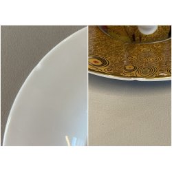 TAZZINA CAFFE ESPRESSO PORCELLANA Goebel "Artis Orbis" GUSTAV KLIMT DER KUSS