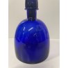 ANTICA BOTTIGLIA CARLO MORETTI VETRO BLU MURANO ANNI 80 DECANTER TAPPO ITALIA