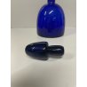 ANTICA BOTTIGLIA CARLO MORETTI VETRO BLU MURANO ANNI 80 DECANTER TAPPO ITALIA