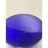 ANTICA BOTTIGLIA CARLO MORETTI VETRO BLU MURANO ANNI 80 DECANTER TAPPO ITALIA