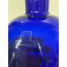 ANTICA BOTTIGLIA CARLO MORETTI VETRO BLU MURANO ANNI 80 DECANTER TAPPO ITALIA