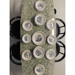 ANTICO SERVIZIO PIATTI 10 pers. Villeroy & Boch Mettlach SAAR Engadin 54 Pz.