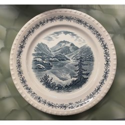 ANTICO SERVIZIO PIATTI 10 pers. Villeroy & Boch Mettlach SAAR Engadin 54 Pz.