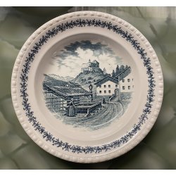 ANTICO SERVIZIO PIATTI 10 pers. Villeroy & Boch Mettlach SAAR Engadin 54 Pz.
