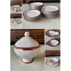 ANTICO SERVIZIO PIATTI 35 pz. Ginori DECORO ESEGUITO Richard Ginori FINE '800