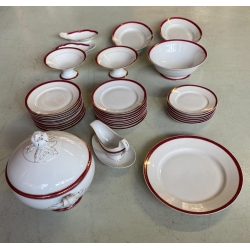 ANTICO SERVIZIO PIATTI 35 pz. Ginori DECORO ESEGUITO Richard Ginori FINE '800