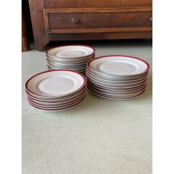 ANTICO SERVIZIO PIATTI 35 pz. Ginori DECORO ESEGUITO Richard Ginori FINE '800