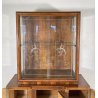 ANTICA PICCOLA VETRINA CREDENZA ART DECO ANNI 30/40 ARMADIO LEGNO RADICA VETRO