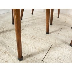 LOTTO 4 SEDIE ART DECÒ ANNI 40 LEGNO E SKY VINTAGE CHAIR SALA PRANZO MODERN