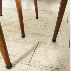 LOTTO 4 SEDIE ART DECÒ ANNI 40 LEGNO E SKY VINTAGE CHAIR SALA PRANZO MODERN