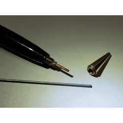 MATITA Mechanic Pencil PENNA WATERMAN'S anni 40 U.S.A. nero oro WATERMAN gomma