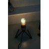 COPPIA ABAT-JOUR LAMPADE VINTAGE TABLE LAMP VETRO OPALINO METALLO STILNOVO '50