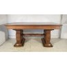 TAVOLO PRANZO ART DECÒ ANNI 30/40 TABLE SCRITTOIO LEGNO ROVERE