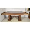 TAVOLO PRANZO ART DECÒ ANNI 30/40 TABLE SCRITTOIO LEGNO ROVERE