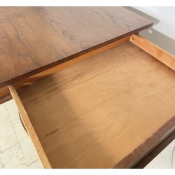 TAVOLO PRANZO ART DECÒ ANNI 30/40 TABLE SCRITTOIO LEGNO ROVERE