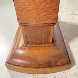 TAVOLO PRANZO ART DECÒ ANNI 30/40 TABLE SCRITTOIO LEGNO ROVERE