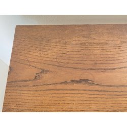 TAVOLO PRANZO ART DECÒ ANNI 30/40 TABLE SCRITTOIO LEGNO ROVERE