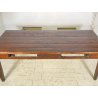 ANTICO GRANDE TAVOLO PRANZO RETTANGOLARE LEGNO LARICE 2 CASSETTI TABLE SALA 1800