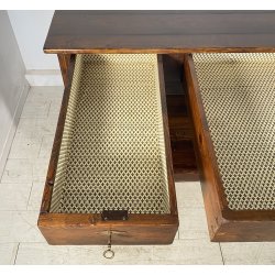 ANTICO BANCONE NEGOZIO RIPIANI CASSA 1800 LEGNO LARICE ABETE BANCO BAR CENTRO