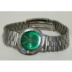 OROLOGIO POLSO Candino Elegance GREEN DIAL anni 60 Vintage Wrist Watch MONTRE