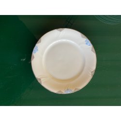 SERVIZIO PIATTI Art Decò 12 Pers. PORCELLANA Bavaria DECORO AZZURRO ARGENTO '40