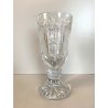 VASO COPPA CENTROTAVOLA CRISTALLO BOEMIA MOLATO GLASS CUP ø 10 x 22 cm/h 1960